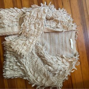 Astr Knit Sweater with Fringe